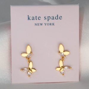 Kate Spade Social Butterfly Drop Earrings (with DUST BAG)